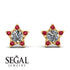 Star Halo Diamond Earrings - Zelda No. 46