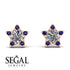 Star Halo Diamond Earrings - Zelda No. 62