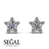 Star Halo Diamond Earrings - Zelda No. 3