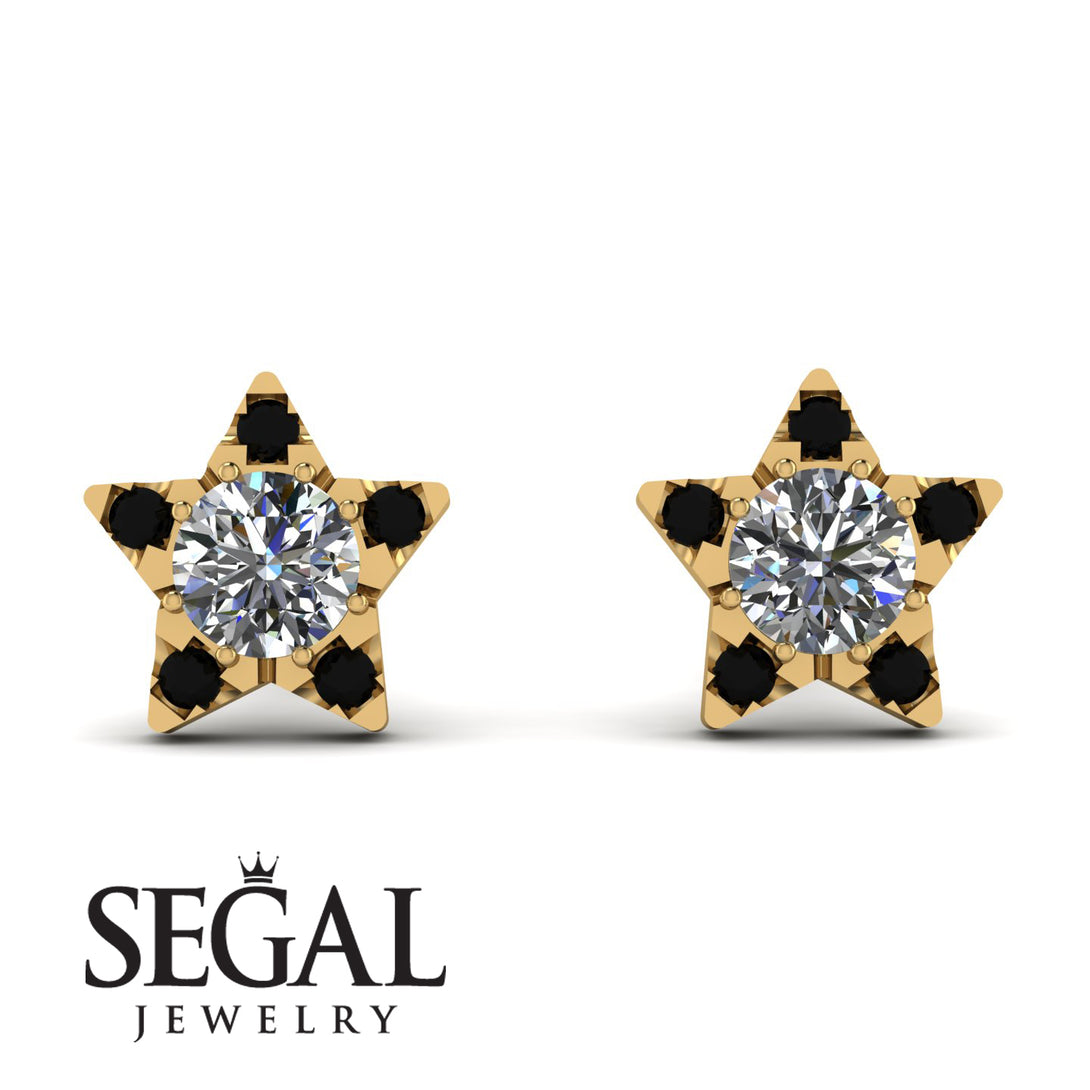Star Halo Diamond Earrings - Zelda No. 31