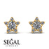 Star Halo Diamond Earrings - Zelda No. 1