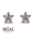 Star Halo Diamond Earrings - Zelda No. 2