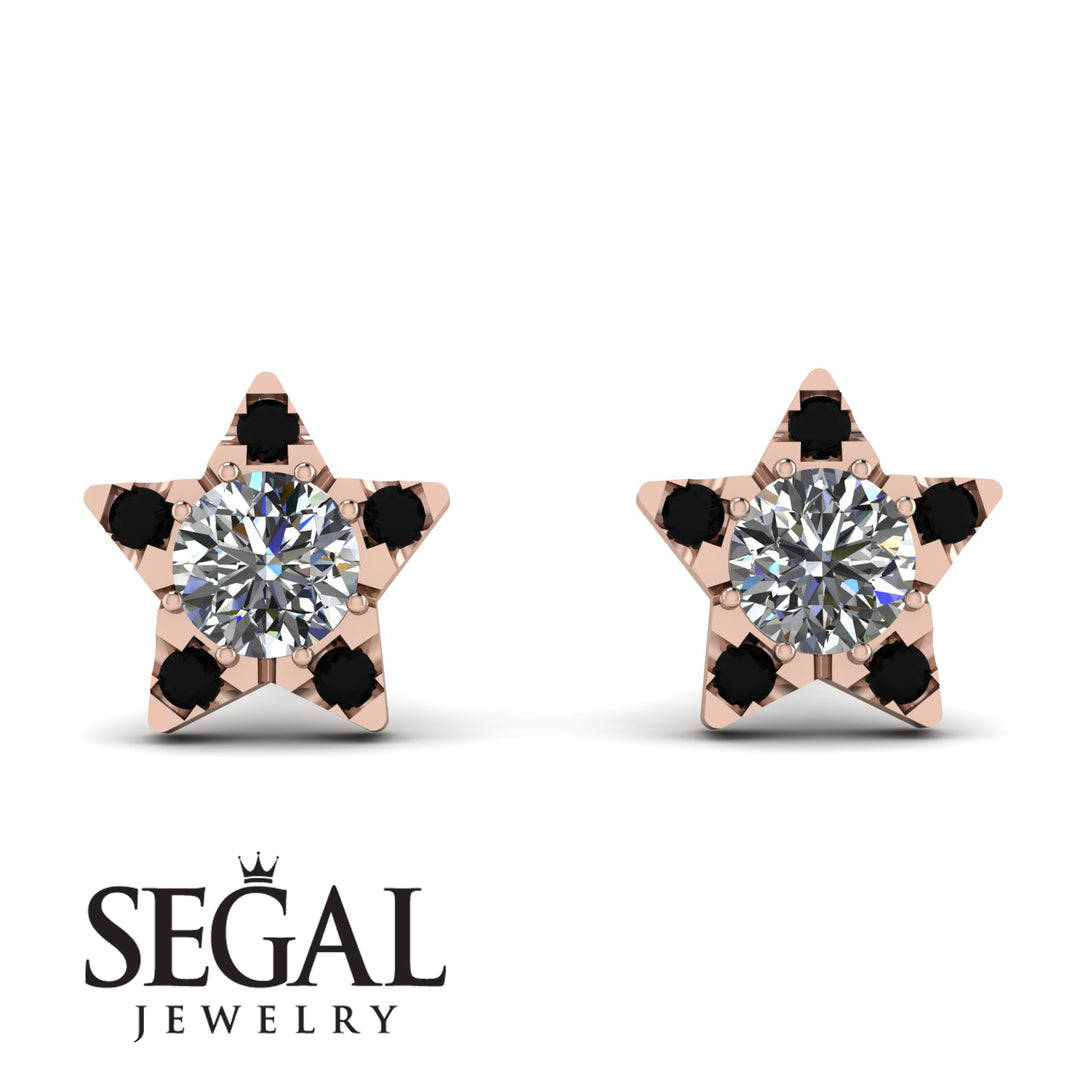 Star Halo Diamond Earrings - Zelda No. 32