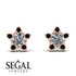 Star Halo Diamond Earrings - Zelda No. 32