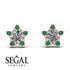 Star Halo Diamond Earrings - Zelda No. 17