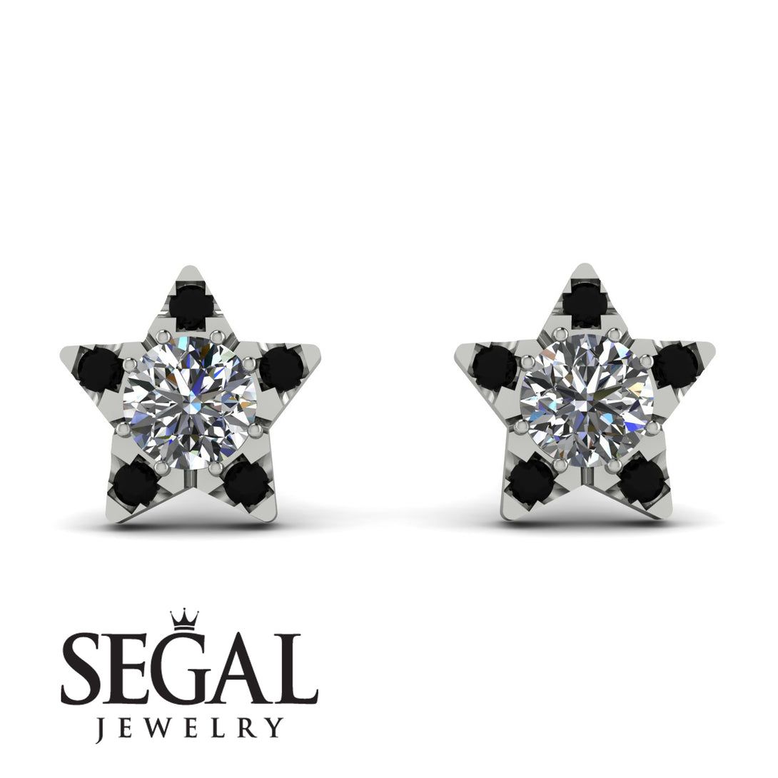 Star Halo Diamond Earrings - Zelda No. 33