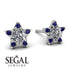 Star Halo Diamond Earrings - Zelda No. 63
