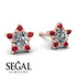 Star Halo Diamond Earrings - Zelda No. 47