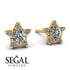Star Halo Diamond Earrings - Zelda No. 1