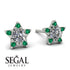 Star Halo Diamond Earrings - Zelda No. 18
