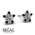 Star Halo Diamond Earrings - Zelda No. 33
