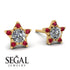 Star Halo Diamond Earrings - Zelda No. 46