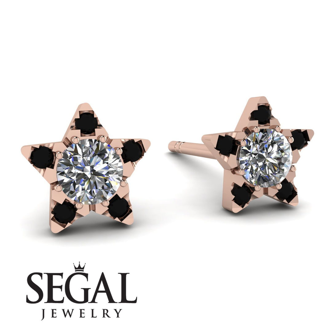 Star Halo Diamond Earrings - Zelda No. 32