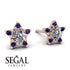 Star Halo Diamond Earrings - Zelda No. 62