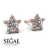 Star Halo Diamond Earrings - Zelda No. 2