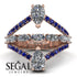 Symmetrical Twist Shank Pear Diamond Ring - Eliza No. 62 image 10