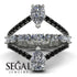 Symmetrical Twist Shank Pear Diamond Ring - Eliza No. 33