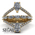 Symmetrical Twist Shank Pear Diamond Ring - Eliza No. 1 image 10