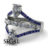 Symmetrical Twist Shank Pear Diamond Ring - Eliza No. 63 image 2