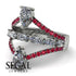 Symmetrical Twist Shank Pear Diamond Ring - Eliza No. 48 image 2