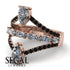 Symmetrical Twist Shank Pear Diamond Ring - Eliza No. 32