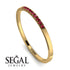 Thin Eternity Ruby Band - Daisy No. 10 image 6