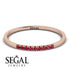 Thin Eternity Ruby Band - Daisy No. 11 image 2
