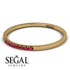 Thin Eternity Ruby Band - Daisy No. 10