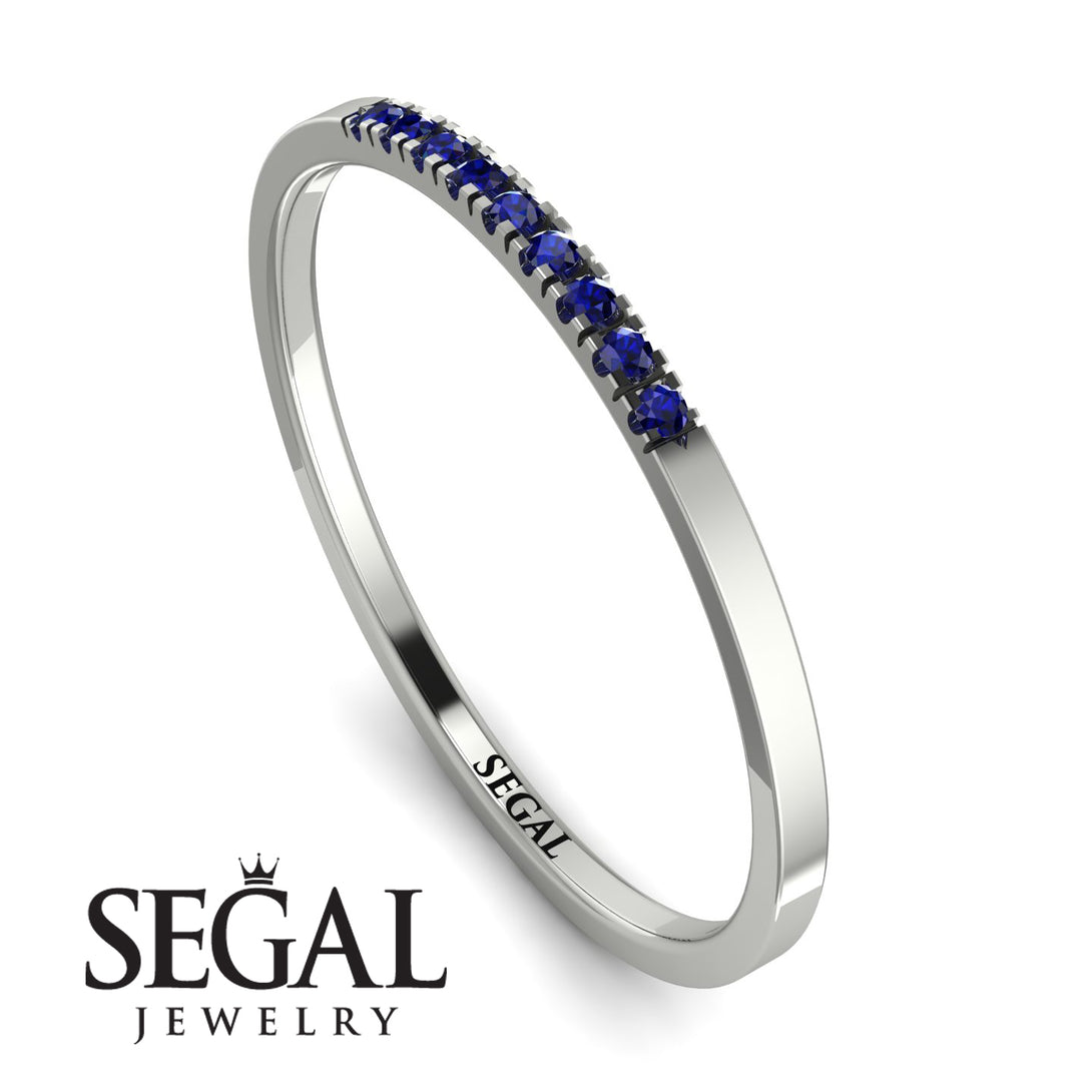 Thin Eternity Sapphire Band - Daisy No. 15