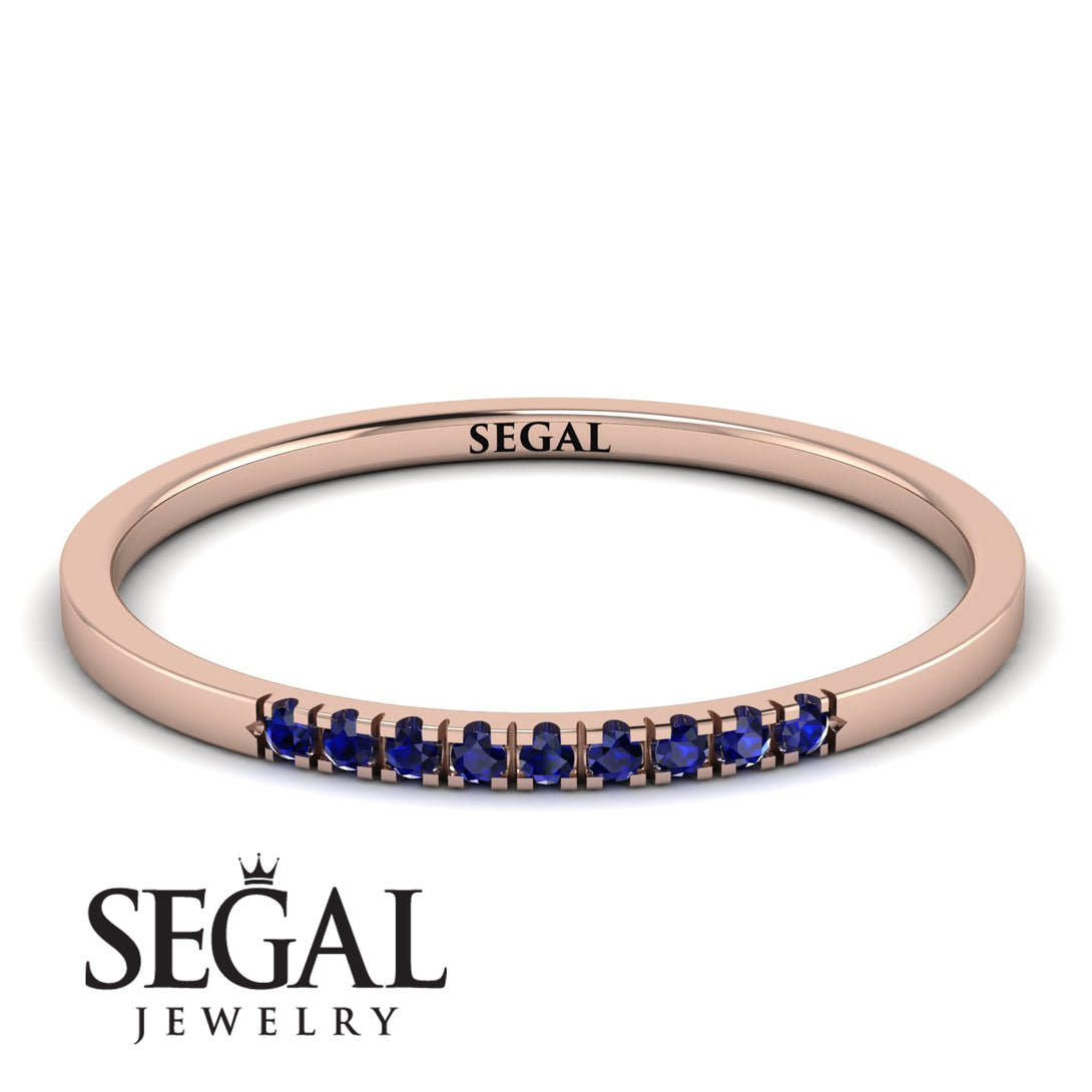 Thin Eternity Sapphire Band - Daisy No. 14