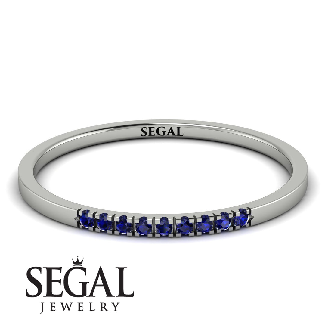 Thin Eternity Sapphire Band - Daisy No. 15
