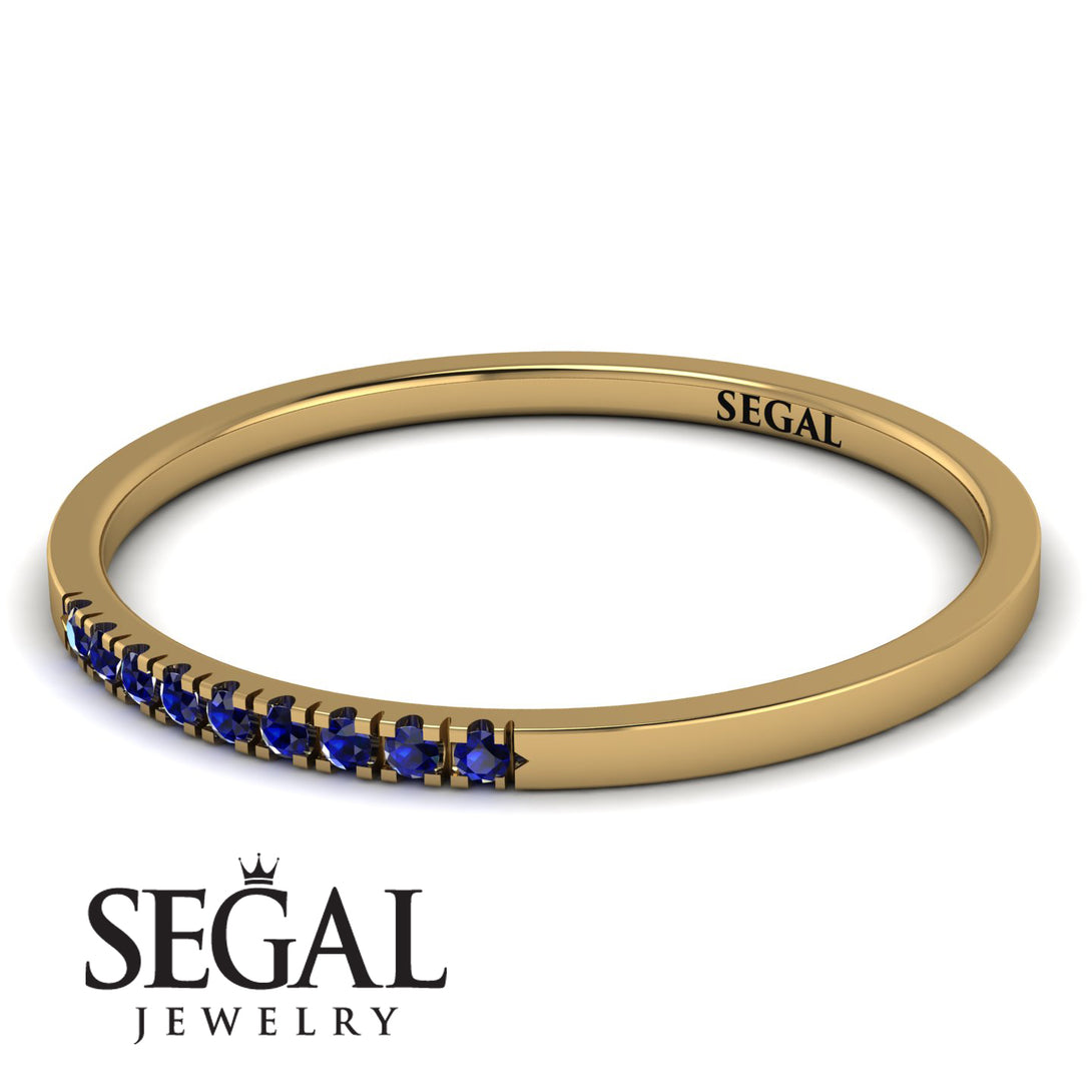 Thin Eternity Sapphire Band - Daisy No. 13