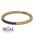 Thin Eternity Sapphire Band - Daisy No. 13