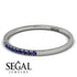 Thin Eternity Sapphire Band - Daisy No. 15 image 3
