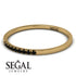 Thin Eternity Black Diamond Band - Daisy No. 7 image 3