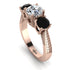 Three Stones Diamond Braches Ring - Donna No. 32 image 1