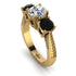 Three Stones Diamond Braches Ring - Donna No. 31