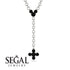 Tie Black Diamond Necklace Compass - Julissa No. 9 image 4