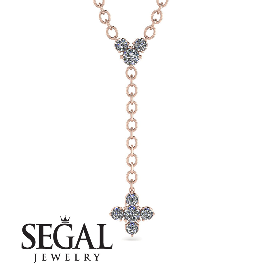 Tie Diamond Necklace Compass - Julissa No. 2