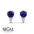 Triangle Sapphire Earrings - Aisha No. 15