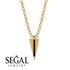 Triangle Black Diamond Necklace - Brynn No. 7