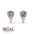 Triangle Diamond Earrings - Aisha No. 2