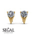 Triangle Diamond Earrings - Aisha No. 1