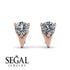 Triangle Diamond Earrings - Aisha No. 2