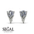 Triangle Diamond Earrings - Aisha No. 3