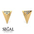 Triangle Diamond Earrings - Livia No. 1