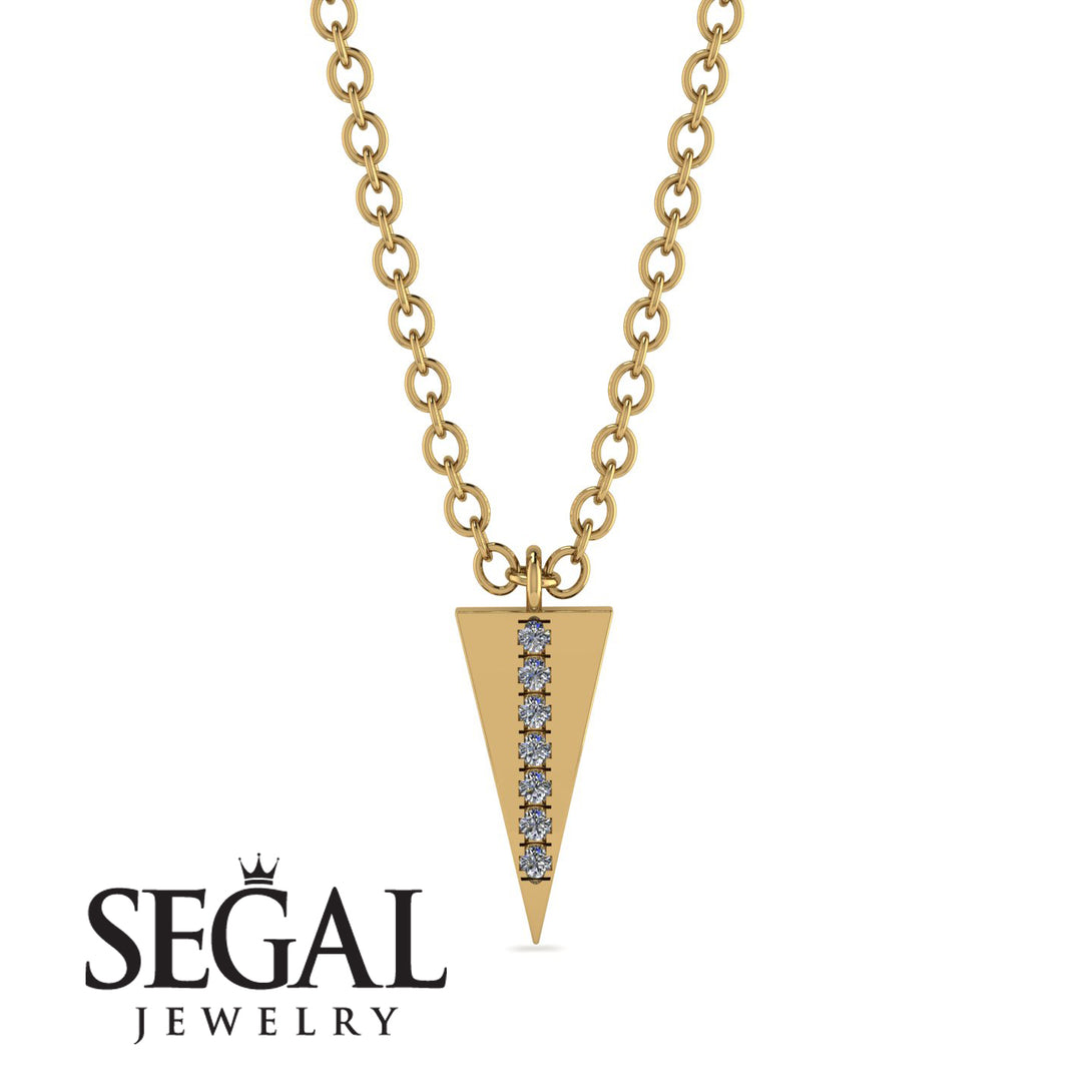 Triangle Diamond Necklace - Brynn No. 1