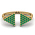 Triangle Open Emerald Ring - Hope No. 4