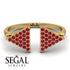 Triangle Open Ruby Ring - Hope No. 10