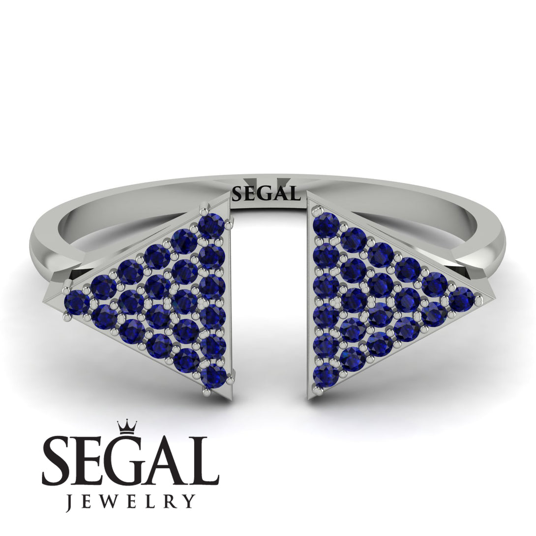 Triangle Open Sapphire Ring - Hope No. 15